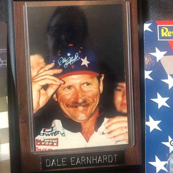 NASCAR Dale Earnhardt # 3 memorabilia plaque, die cast cars,  pins, keychain.. - Picture 2 of 10